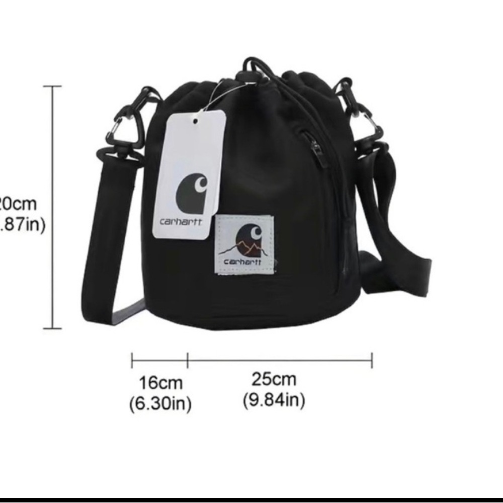 - Carhartt bucket bag crossbody. Off white New Great to use as camera bag - Picture 5 of 5